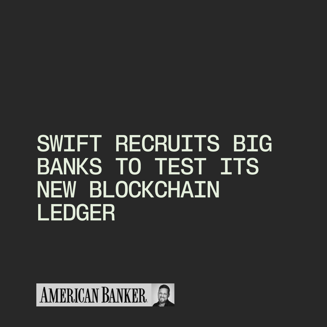 SWIFT recruits big banks to test its new blockchain ledger
